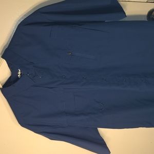 Silver Bait Men's 2XL Short Sleeve Shirt Dark Blue EUC